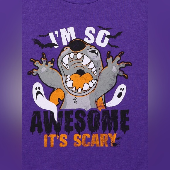 Lilo & Stitch Boys Halloween Graphic Sweatshirt - Picture 3 of 7